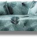 HOOBUY Printed Sofa Cover Stretch Couch Covers Patterned Loveseat Slipcovers for 2 Seater Cushion Couch Love Seat Set (US-BX, 2 Seater/Loveseat)