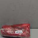 18 Inch Velvet Round Placemat with Ruffle for Dining Table Outdoor Placemats Non-Slip Washable for Gathering, Occasional Decoration and Family Parties Celebrations Set of 4, Red