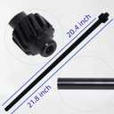 738-0919B Steering Shaft with Bushing Compatible with MTD 738-0919 738-0919A 738-0887 753-04517 76-044 for Troy Bilt TB42 TB46