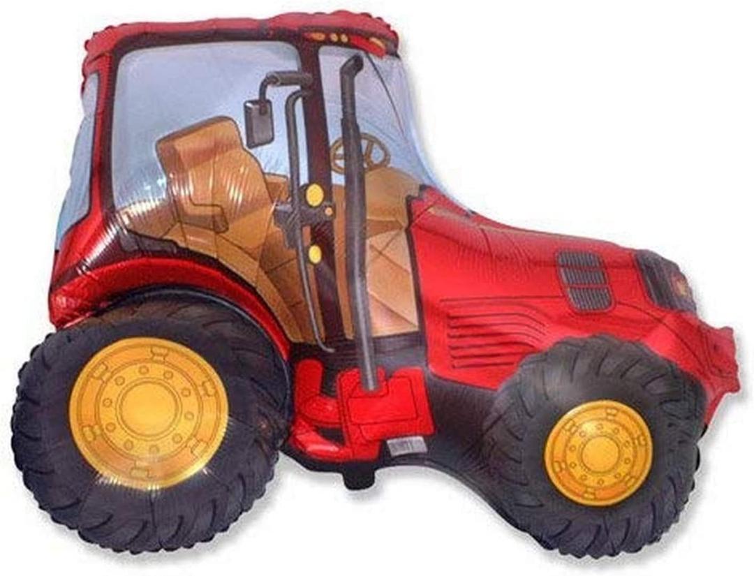 31" Red Tractor Shape