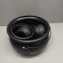 Halloween Large Cauldron Kettles, 4 in 1 [12.6"+7.7" +5.7"+ 5.7 "] Witch Cauldrons, Plastic Black Witch Pot, Treats & Punch Bowl, Candy Holder, Halloween Party Favor for Indoor Outdoor Decoration