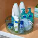 Copco Storage Turntable with Removable Dividers, 12 Inch, Clear