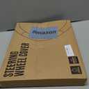 Road Comforts Steering Wheel Cover, Glitter Bling Leather Wheel Cover, Universal Fit 14.5"-15.5" Steering Wheels for Women & Girls, Anti-Slip Car Wheel Protector for Cars, Trucks, Vans, SUVs-Blue