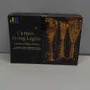 JMEXSUSS 300 LED Curtain Lights Plug in with Remote, Pink String Lights for Bedroom, Christmas, Window, Wall, Party, Teen, Girls' Room, Dorm, Valentine's Day Indoor Outdoor Decor, 9.8X9.8ft