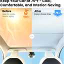 2026 Tesla Model Y Juniper Sunshade Roof-Iridescent Nano Ice Crystal Coating, No Light Leak, No Sagging Easy Install, Model Y Accessories for 2026 Model Y Juniper (Grey)