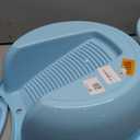 MZD Washboard Basin for Hand Washing Clothes and Small Delicate Articles, Blue, Plastic, 16.8" x 16.8" x 4.8", Countertop, Utility