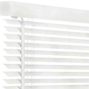 Cordless GII Morningstar 1" Light Filtering Mini Blind 25x72 - White