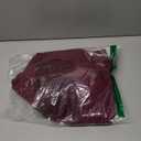 RWJ Long Sleeve Dress for Women 2025 Fall V Neck Elegant Flowy Plus Size Formal Wedding Guest Maxi Dresses with Pockets (Burgundy, X-Large Plus)