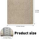 PURE ERA 30x30 Inch Area Rug Carpet Stair Landing Mat Non Slip Carpet Rug | Small Rug Tape Free Self Adhesive Backing, Indoor Doormat Floor Mat for Stairs Kitchen Entryway, Rug Washable and Reusable