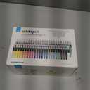 KINGART GEL STICK Set, Artist Pigment Crayons, 72 Unique Colors, Water Soluble, Creamy, and Odorless, Use on Paper, Wood, Canvas and more, Multicolor, 72
