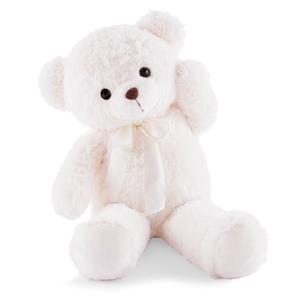YunNasi Big Teddy Bear Stuffed Animal 35 inches Giant Stuffed Bear Gift for Girlfriend Children on Birthday, White