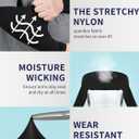 Arm Sleeves for Men Women, UV Sun Protection Compression Cooling Sun Sleeves Tattoo Cover - Volleyball Golf Baseball