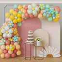 6.6FT Arch Covers,Arch Backdrop Stand Fitted Cover for Wedding Birthday Party Ceremony Banquet Decoration(Off-White,Cover Only)