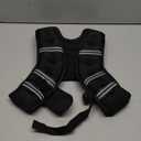 Weighted Vest for Women & Men with Reflective Stripe and Adjustable Buckle, Comfortable & Durable Rucking Vest for Walking, Running & Strength Training (12 Lb, Black)