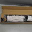 Black Adjustable Fireplace Hood for 28 to 48" Fireplace Hood Heat Shield Equipped with Insulation Cotto