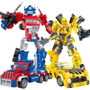 Transforming Building Set, Collectible 2in1 Transformation Robot and Truck Building Block Set, STEM Toys Gifts for Boys Kids 12+ (636 Pieces)