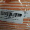 Baby Boy Girl Easter Outfit Sweatshirt Romper Striped Carrot/Bunny Long Sleeve Bubble Romper Waffle Knit Bodysuit (3-6 Months, Orange)