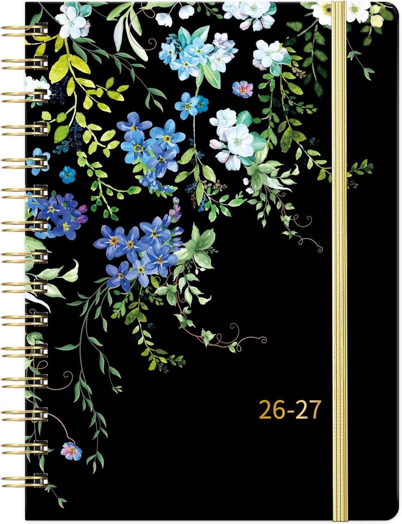 Planner 2026-2027 - 6.5" x 8", JUL. 2026 - JUN. 2027, Weekly & Monthly Planner2026-2027, 2026-2027 Academic Planners with Tabs, Sturdy Cover, Premium Paper, Back Pocket, Strong Twin-wire Binding