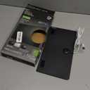 GE Ultra Edge Indoor HD Digital TV Antenna, Long Range Smart TV Antenna, Slim Decor Reversible Black White Design, Supports 4K HD Smart TV VHF UHF, 6ft Coax HDTV Cable, 11264