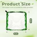 092128 Spreader Cover Replacement for Lesco 80 LB Walk-Behind Fertilizer Spreader 101186,705699 & 091186,Waterproof Hopper Cover Fit for Lesco Lawn Spreader Parts