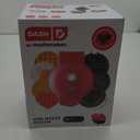 DASH Express 8” Waffle Maker for Waffles, Paninis, Hash Browns + other Breakfast, Lunch, or Snacks, with Easy to Clean, Non-Stick Cooking Surfaces - Red