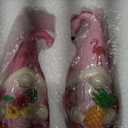 Shappy 2 Pcs Flamingo Gnomes Decor Summer Gnomes Decor Beach Tropical Tiered Tray Kitchen Table Home Decoration Small Statue Flamingo Lovers Gifts Summer Decorations for Home