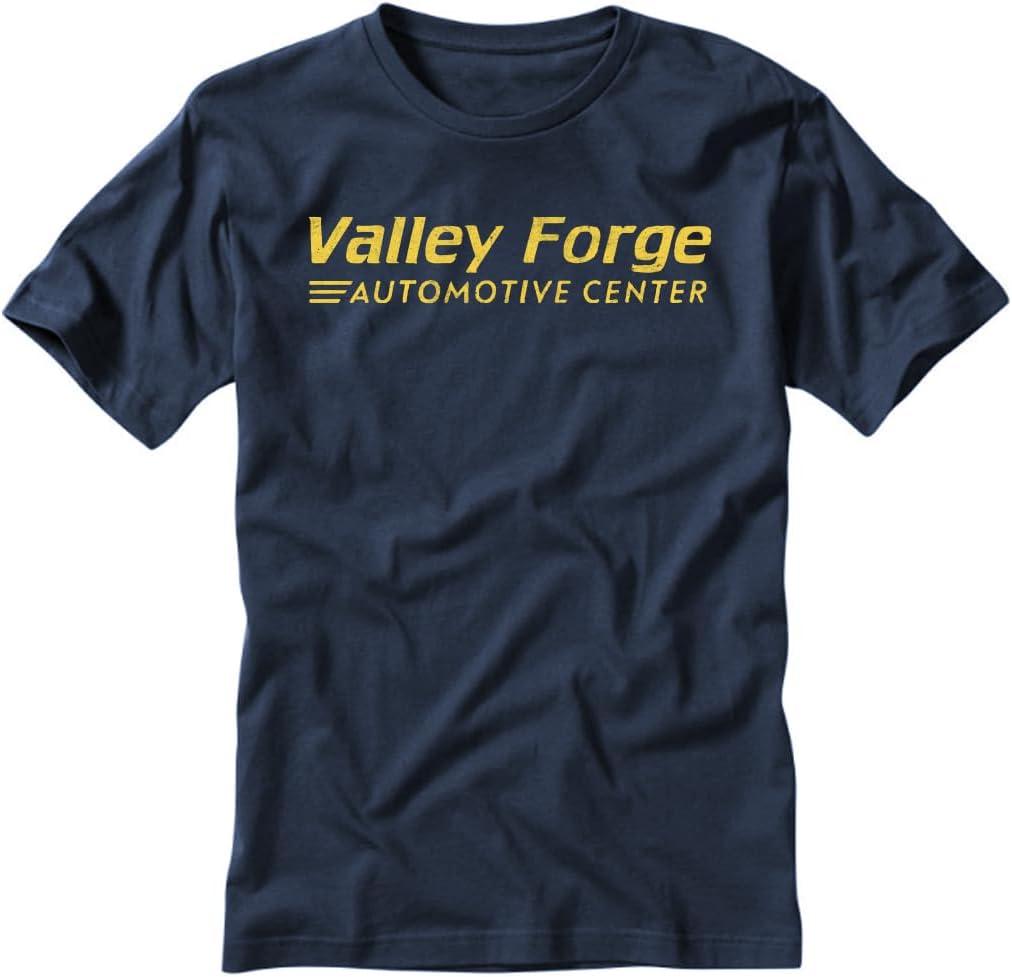 Valley Forge Automotive Center T-Shirt, Navy Blue (Large)