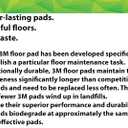 3M White Super Polish Floor Pad 4100, 16", 5/Case, Polish Wood Floors, Spray Cleaning or Dry Buffing Soft Finishes