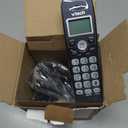 [New] VTech VG134-11 DECT 6.0 Cordless Home Phone with Bluetooth Connection, Digital Answering Machine, Backlit Display,Full Duplex Speakerphone, Caller ID/Call Waiting,1000 ft Range (Black)