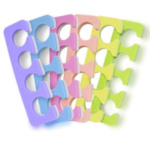 Toe Separators Set - 24 Pieces Premium Pedicure Tool Kit Super Soft & Durable Two Tone ZMOI
