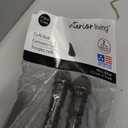 Interior Living 48-84 in. Adjustable Petite Café Curtain Rod, 2-Pack, 7/16 in. Diameter, Bronze