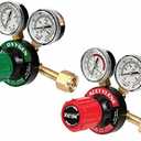 Set of Victor 350 Oxygen & Acetylene Regulators