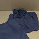 SweatyRocks Women's 2 Piece Outfits Halter Tank Top Blouse and Wide Leg Pants Matching Sets (Large, Blue)