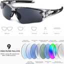 BEACOOL Polarized Sports Sunglasses for Men Women Youth Baseball Fishing Cycling Running Golf Motorcycle Tac Glasses UV400