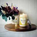 Aira Soy Candle  Clean Lemon  12 oz Mason Jar  Hand-Poured USA  Long-Lasting Vegan Soy Wax Candle  Fresh Citrus Aromatherapy  Paraffin-Free, Kosher, Cruelty-Free
