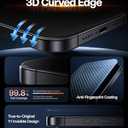 TORRAS OrigArmor for iPhone 17 Pro Max Screen Protector [100% Anti Reflection][3D Full Coverage Fit] Military-Grade Shatterproof 9H+ Tempered Glass Anti-Scratch Screen Protector 17 ProMax 6.9" 1-Pack