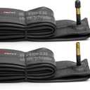 Fincci Durable Bike Tire Tubes 26x 2.1 x 2.125 x 2.2 x 2.35  Pair 26 Inch Bike Tube with Schrader/Presta Valve Reliable Air Retention and Easy to Install 2X Tubes for MTB, Road, XC, Cruiser Bikes