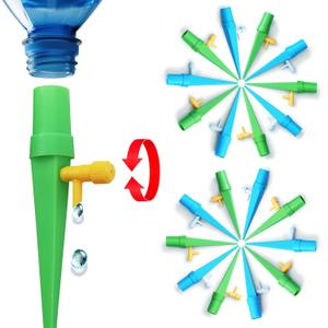 20 Pack Multi Caliber Self Watering Spikes for Plant,Adjustable Plant Dripper,Plant Watering Inserts for Garden,Vacation Plant Waterer Indoor & Outdoor Drip Irrigation