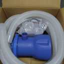 DeeprClean 300GPH Pool Filter Pump for Small Above Ground Pools, Promoted Water Circulation & Filtration, Fits Type-I Filter Cartridge,ETL Certified Small Pool Pump with GFCI for Safe Protection -Blue
