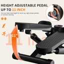 NEWBULIG Mini Stepper for Exercise at Home Stair Step Machine for Indoor Fitness Portable Home Gym Stepper for Full Body Workout 300lb Weight Capacity