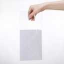 Tallew Christmas Door Hanger Bags Clear Plastic Poly Hanging Waterproof Perforated Newspaper Bag for Door Knob Flyers Newspapers Mail Magazine Notices Brochures Outdoor Avoid Dirt(6 x 12 Inch,240 Pcs)