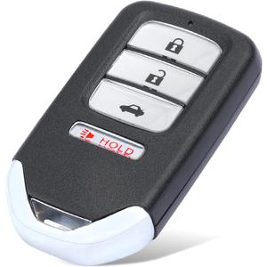 Keymall Car Smart Key Fob Keyless Entry Remote Key for Honda Accord 2013 2014 2015/for Honda Civic 2014 2015 FCC ID:ACJ932HK1210A 4 Buttons