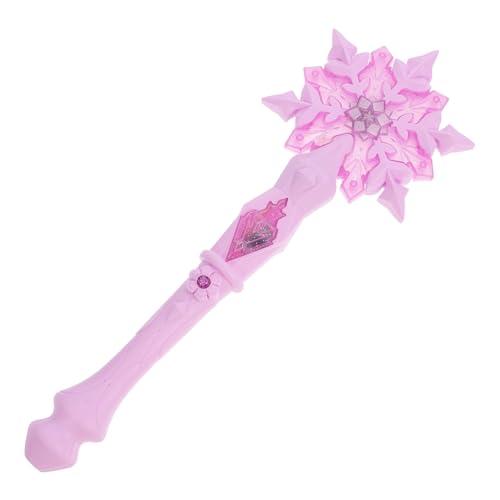 JOINPAYA Snowflake Wand: Princess Light Up Glow Wand for Parties & Cosplay, Pink, 12.6 x 4.33 x 1.18 inches