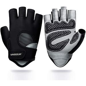 VINSGUIR Workout Gloves for Men and Women, Weight Lifting Gloves with Excellent Grip, Lightweight Gym Gloves for Weightlifting, Cycling, Exercise, Crosstraining, Pull ups, Fitness, Climbing and Rowing
