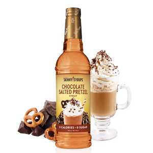 Sugar Free chocolate Salted Pretzel Syrup, 25.4 Fl Oz, 1 Pack, BBD 06/06/2026