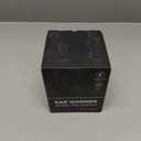 Harssidanzar Classic Winter Earmuffs for Men Women, Unisex Sheepskin Earmuffs, Foldable, Outdoor, Black