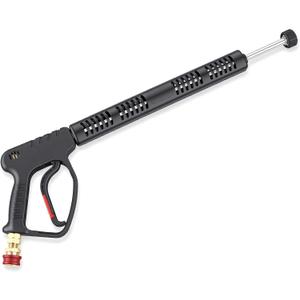 Duraaamo 5000 Psi Hot Water Pressure Washer Gun (up to 300°f) with Vented Lance, 15 Gpm High Pressure Spray Gun, 3/8" Inlet, M22 Outlet, Stainless Steel Lance for Industrial Cleaning