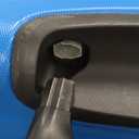 Amazon Basics 30" Hardside Large Checked Luggage, Hardshell Suitcase With Wheels, Expandable For Up to 15% More Space, With Scratch-Resistant Surface, Four Multi-directional Wheels, Light Blue