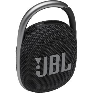 JBL Clip 4 - Portable Mini Bluetooth Speaker, big audio and punchy bass, integrated carabiner, IP67 waterproof and dustproof, 10 hours of playtime, speaker for home, outdoor and travel (Black)