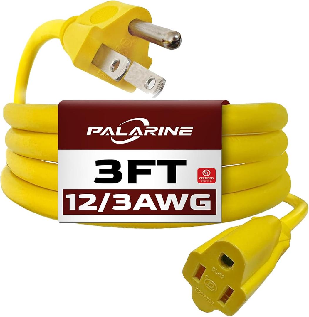 Master Electrician 15A 125V 1975W Heavy-Duty Outdoor Extension Cord 65100ME